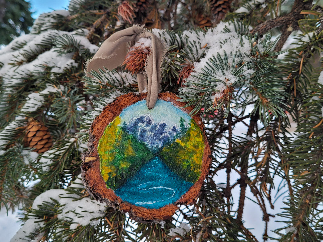 Ornament: River in the Rockies