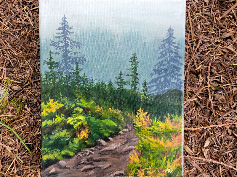 Vanishing into thin air | 8x10"