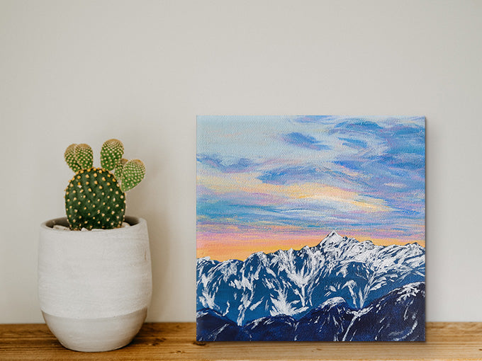 Sun paint the sky | 6 x 6 in