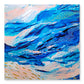 Blue rushing in | 6x6"