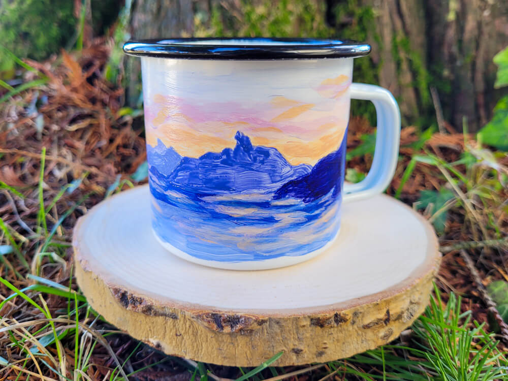 Enamel mug: Howe Sound