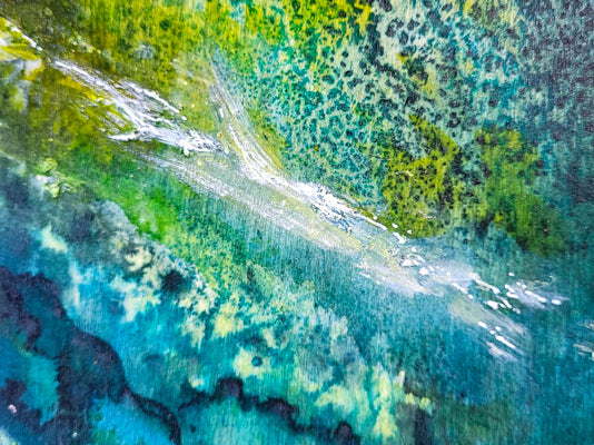 World underneath | 12x16"