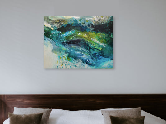 World underneath | 12x16"