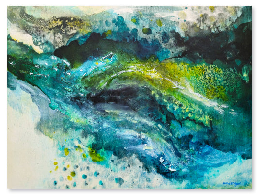 World underneath | 12x16"