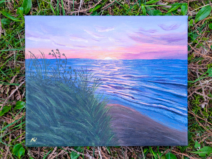 Pinery sunset | 10 x 8 in