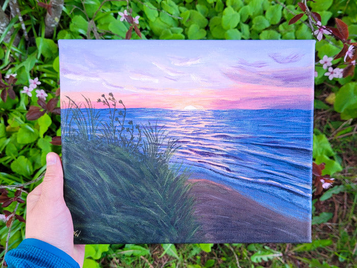 Pinery sunset | 10 x 8 in