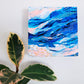 Blue rushing in | 6 x 6 in