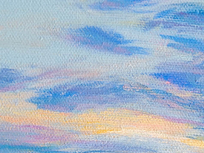 Sun paint the sky | 6 x 6 in