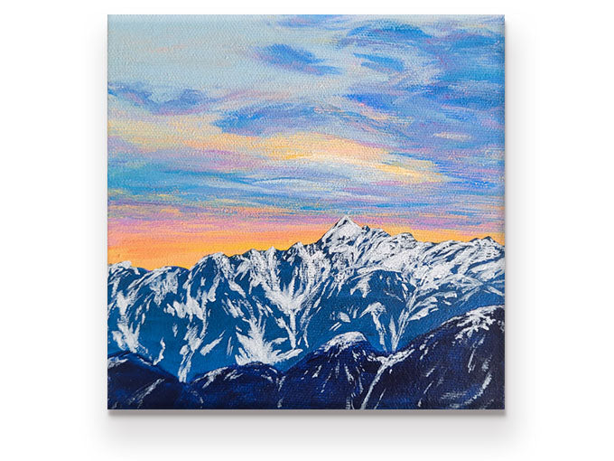 Sun paint the sky | 6 x 6 in