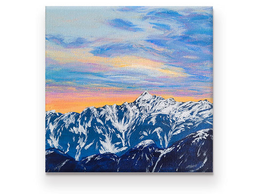 Sun paint the sky | 6 x 6 in